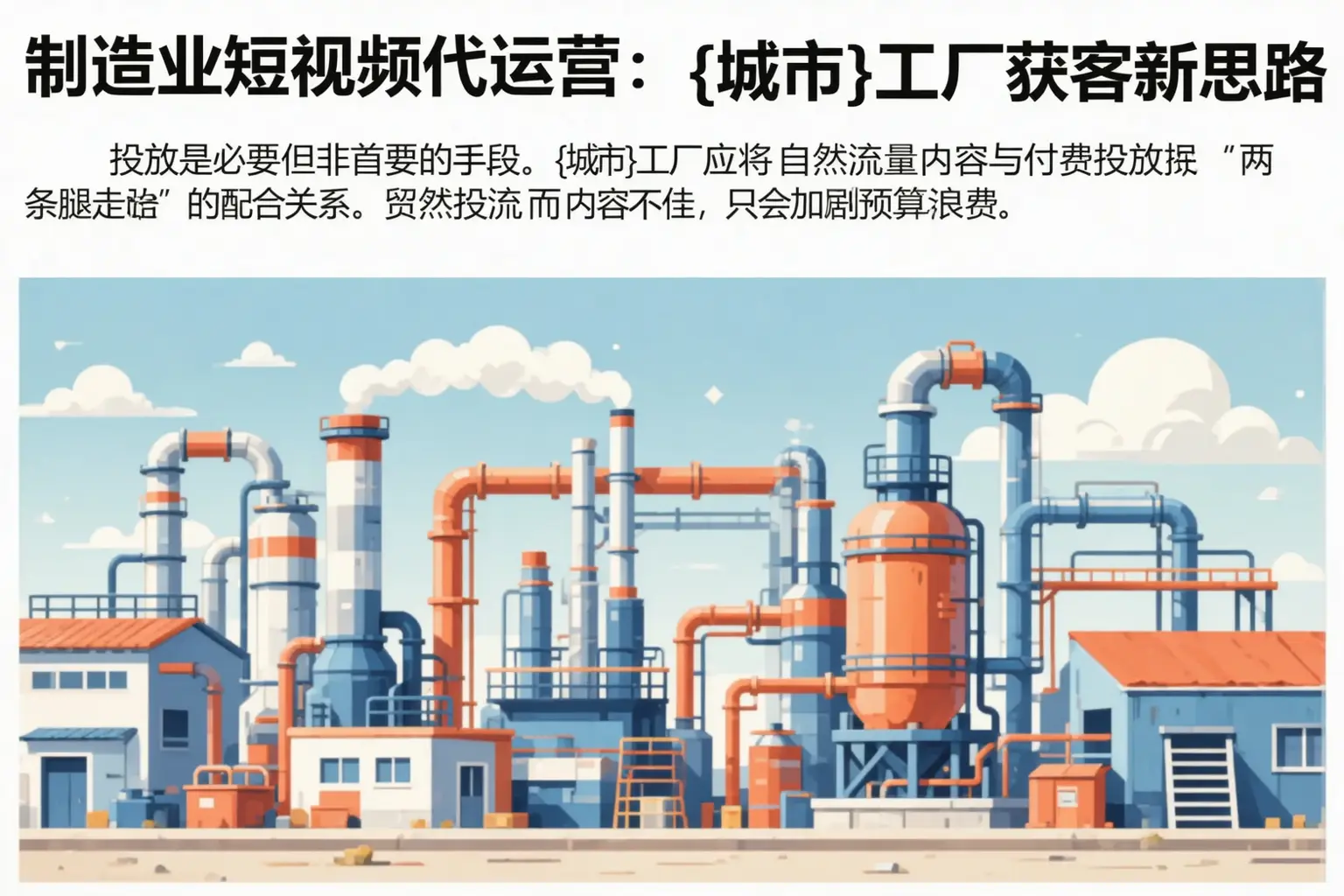 制造业短视频代运营：辽阳工厂获客新思路
