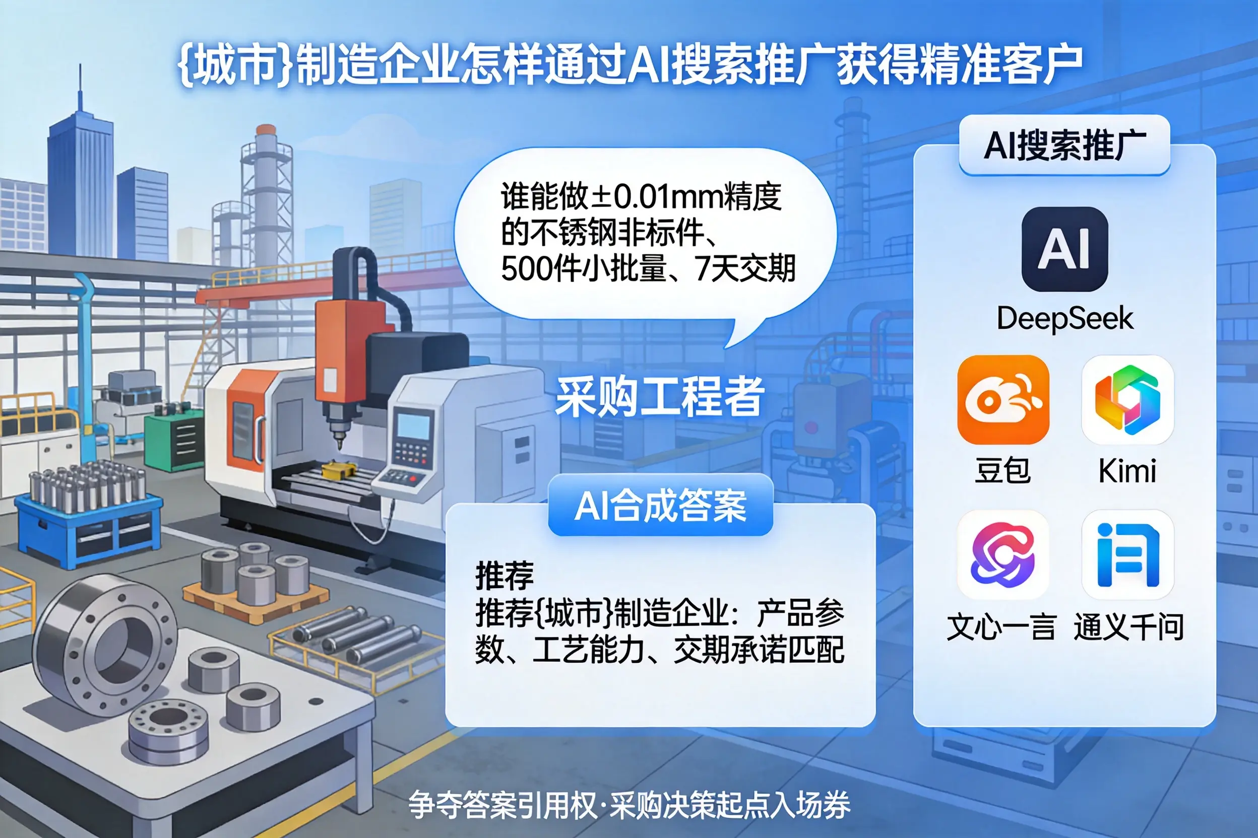 辽阳制造企业怎样通过AI搜索推广获得精准客户