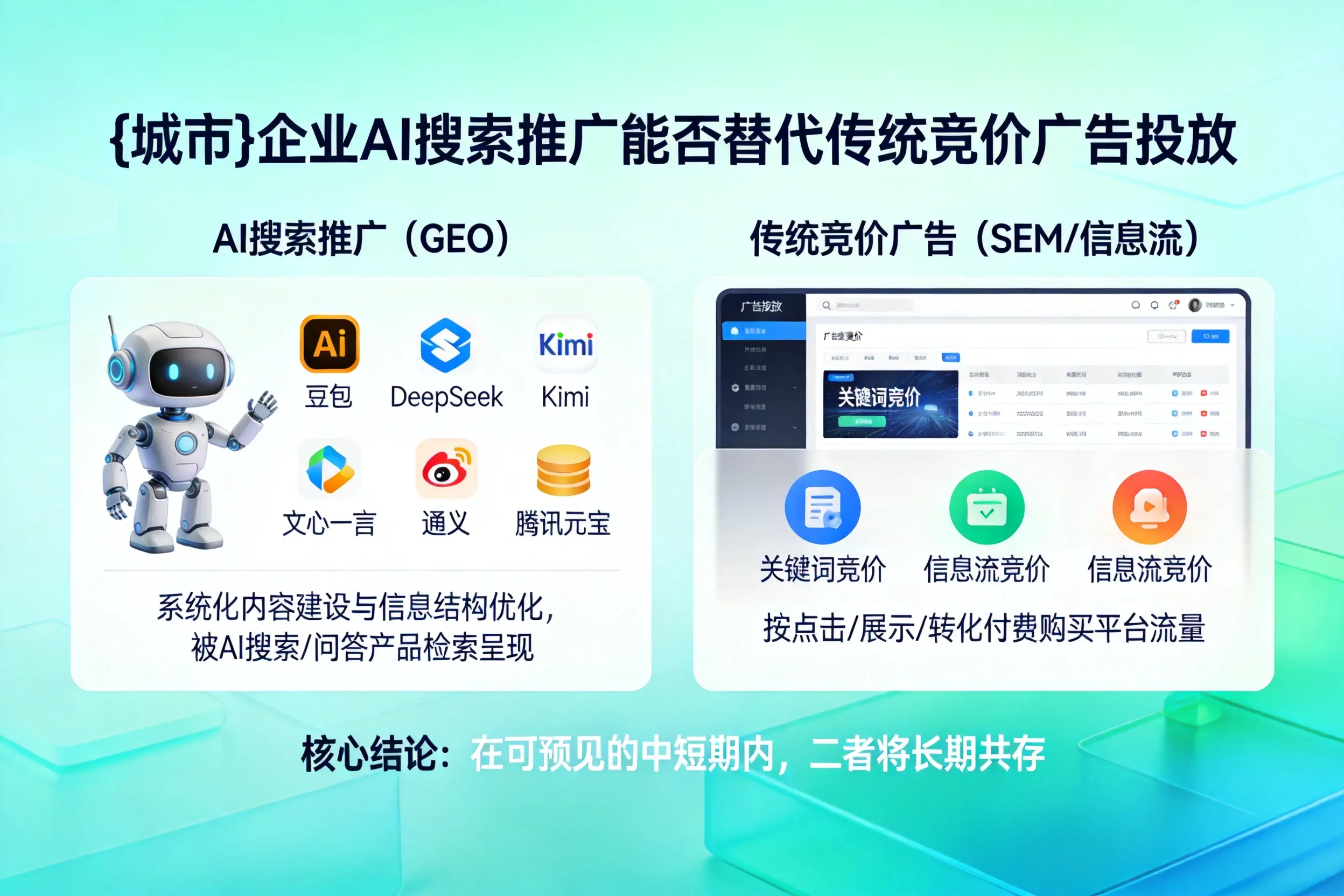 辽阳企业AI搜索推广能否替代传统竞价广告投放
