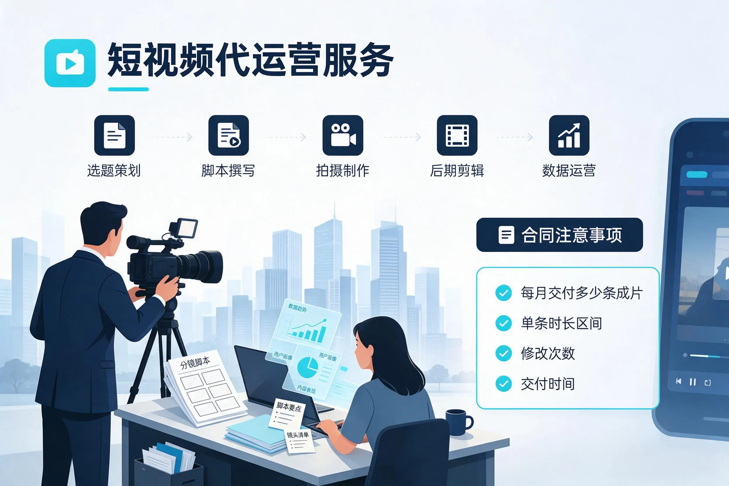 短视频代运营包含哪些服务？辽阳企业常见问题科普