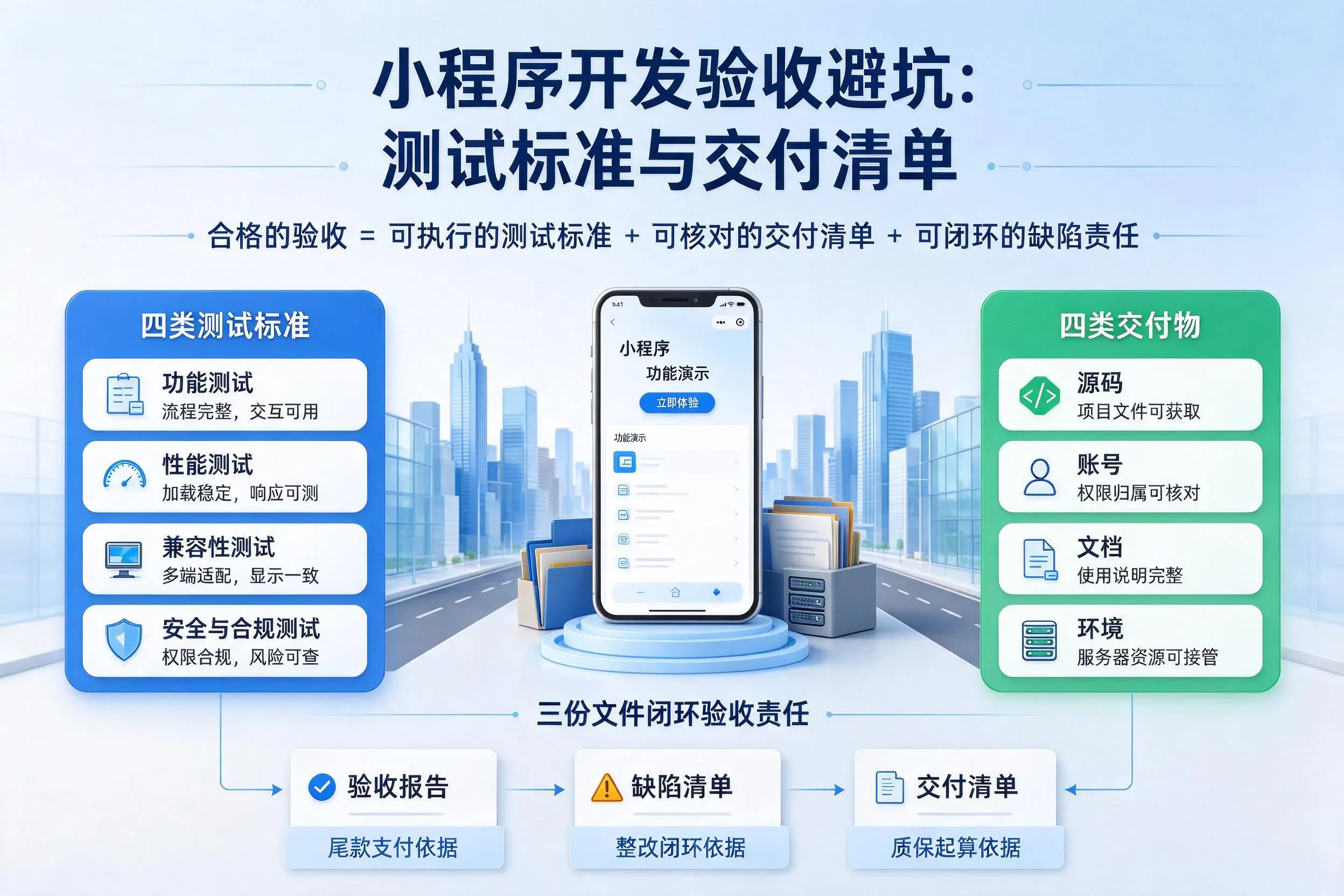 辽阳小程序开发验收避坑：测试标准与交付清单