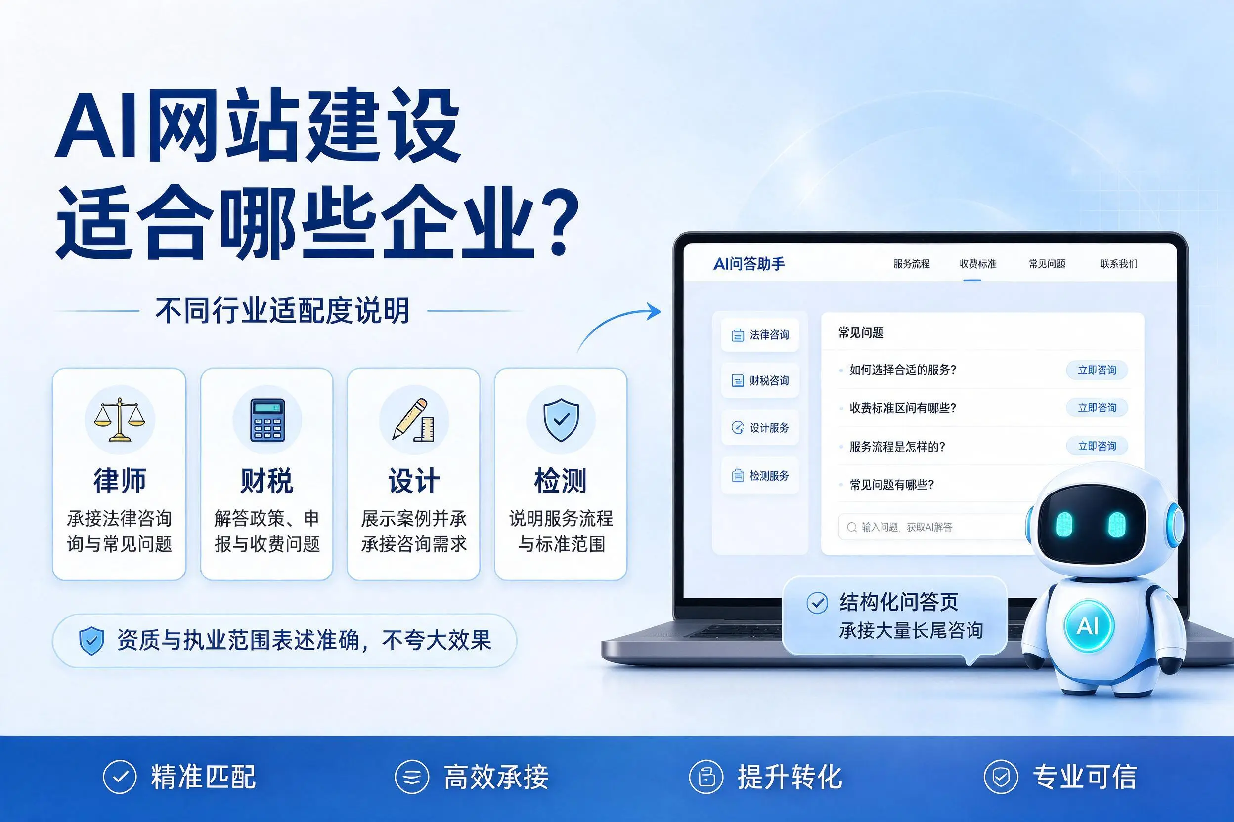 AI网站建设适合哪些企业？辽阳不同行业适配度说明