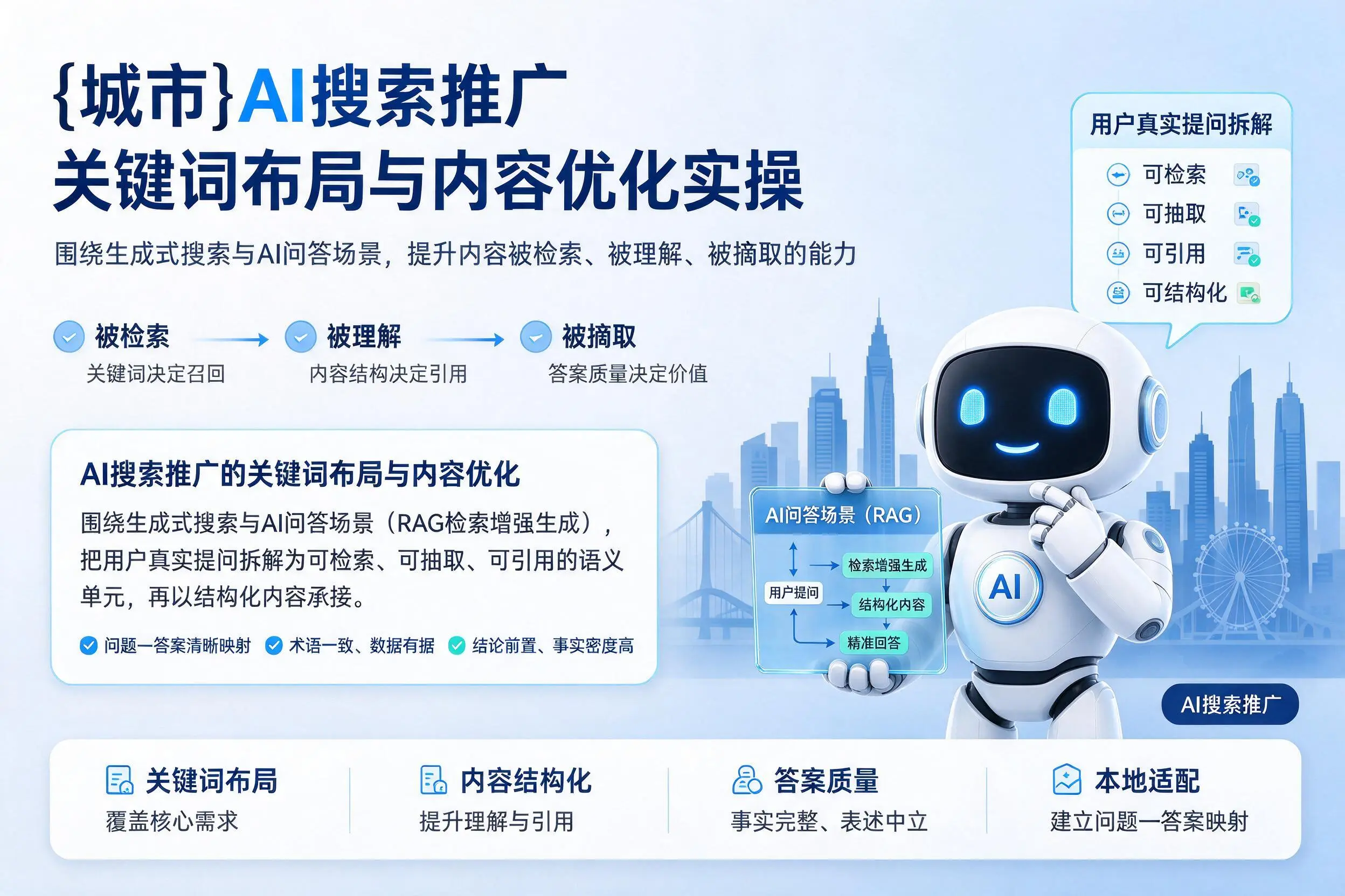 辽阳AI搜索推广关键词布局与内容优化实操