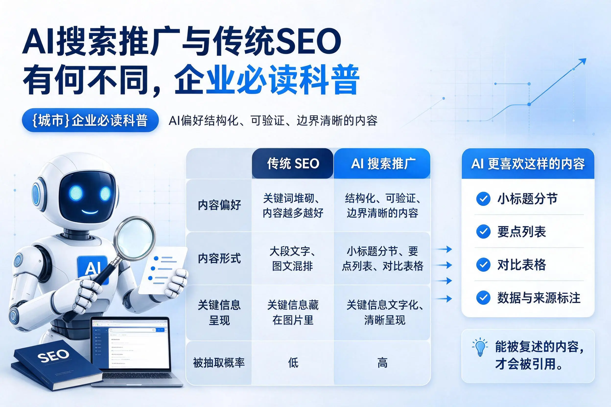 AI搜索推广与传统SEO有何不同,辽阳企业必读科普